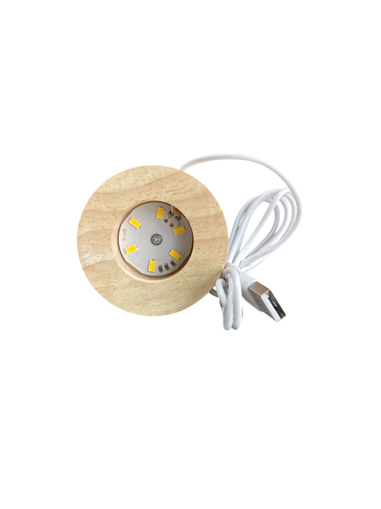 LAMPARA DE CRISTAL LED CON LUMINOSIDAD DE PLANETAS LD-1655 ILUM-VEN