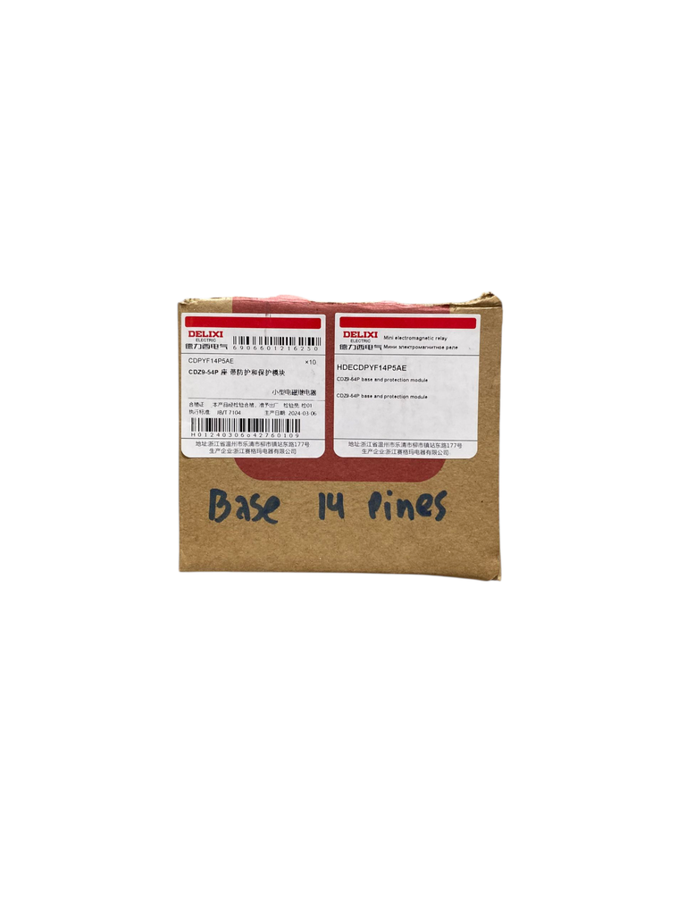 BASE PARA RELE 14 PINES DELIXI