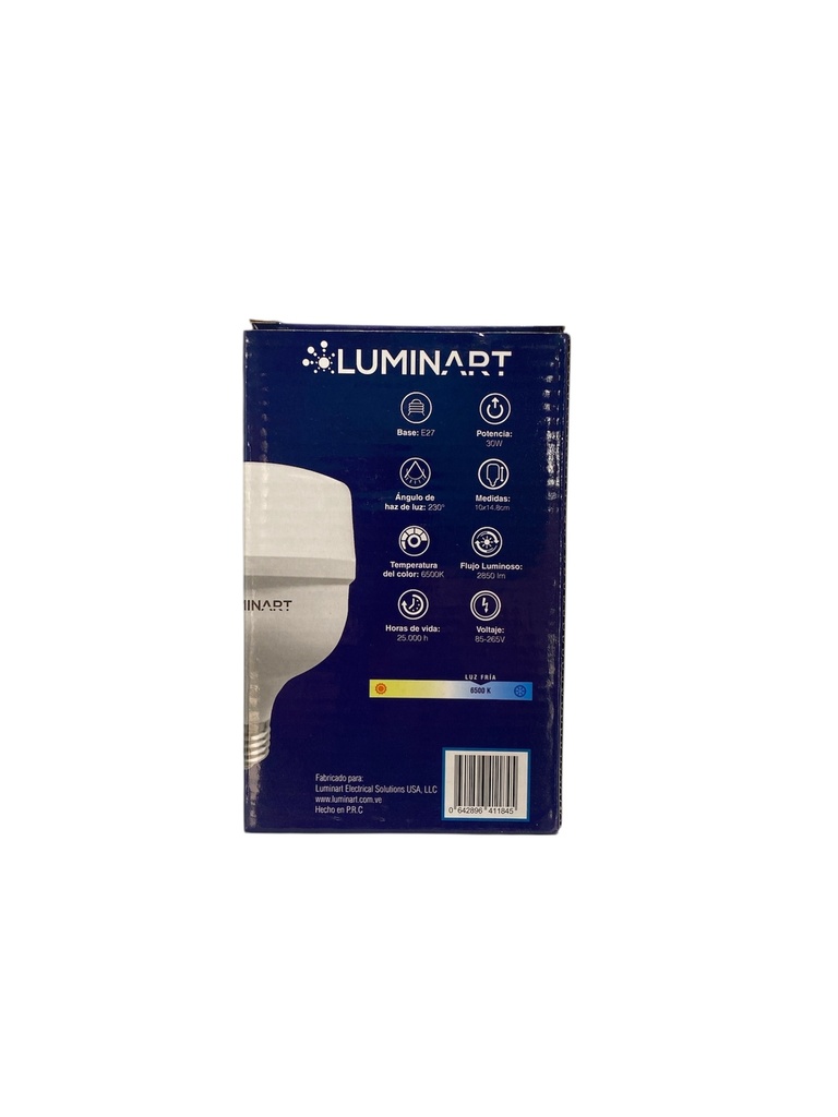 BOMBILLO LED 30W 6500°K 85-265V 