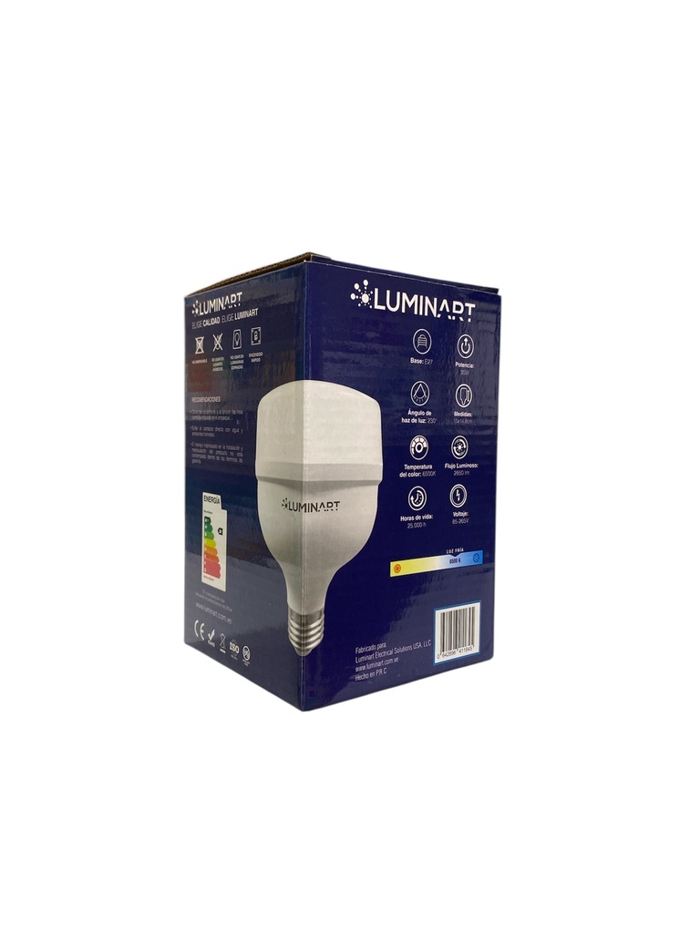 BOMBILLO LED 30W 6500°K 85-265V 