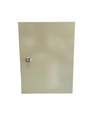 CAJA DE CONTROL 400x300x200mm IP65 USO EXTERIOR  C/PUERTA Y CERRADURA DOBLE FONDO PINTURA ELECTROSTATICA BEIGE 