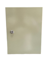 CAJA DE CONTROL 500X400X250mm IP66 USO EXTERIOR C/PUERTA Y CERRADURA DOBLE FONDO PINTURA ELECTROSTATICA BEIGE 