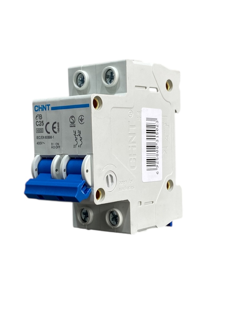 MINI BREAKER 2X25A 4.5KACC CURVA C 110/400V 50/60HZ