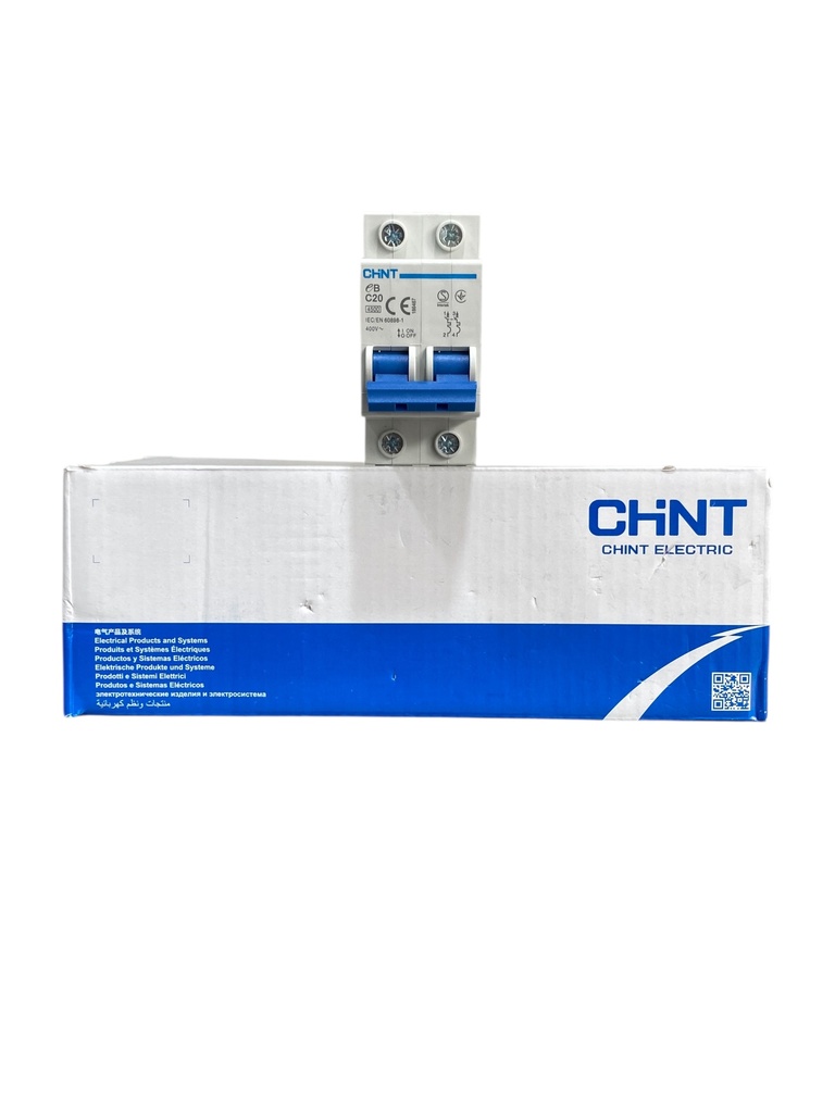 MINI BREAKER 2X20A 4.5KACC CURVA C 110/400V 50/60HZ