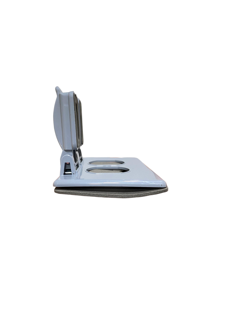 TAPA PROTECTORA PARA TOMACORRIENTE Y APAGADOR DOBLE COLOR GRIS ILUM-VEN