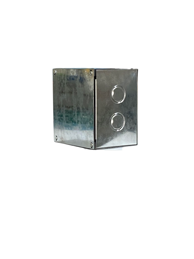 CAJA DE DERIVACION METALICA (150X150X100mm) 6x6x4" EMT GALVANIZADA