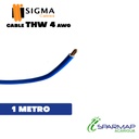 CABLE 4 AWG THHW 90°C PVC CU CLASE B 1P 600 V 7H SIGMA