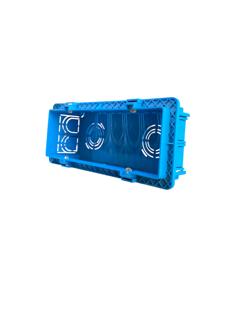 CAJA EMPOTRABLE RECTANGULAR 6-7 MODULOS AZUL V71306 VIMAR