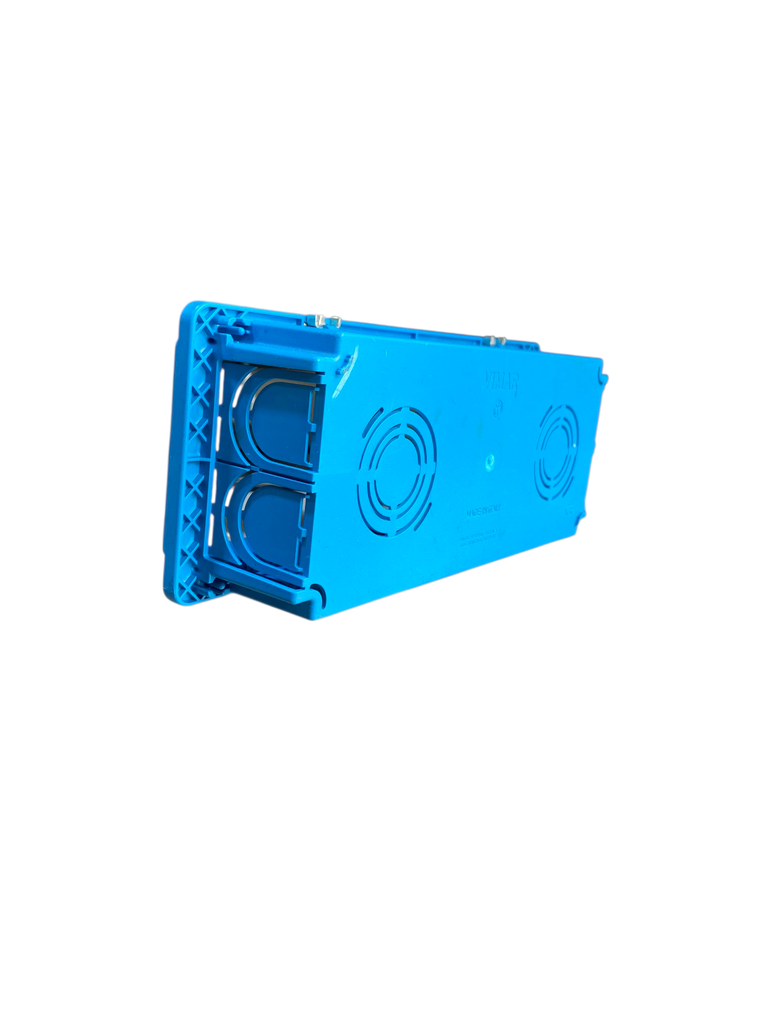 CAJA EMPOTRABLE RECTANGULAR 6-7 MODULOS AZUL V71306 VIMAR
