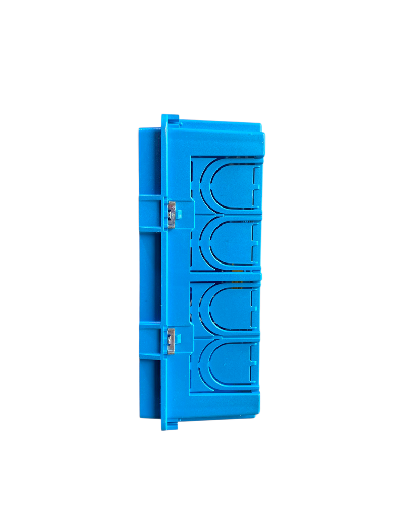 CAJA EMPOTRABLE RECTANGULAR 8 MODULOS AZUL V71318 VIMAR