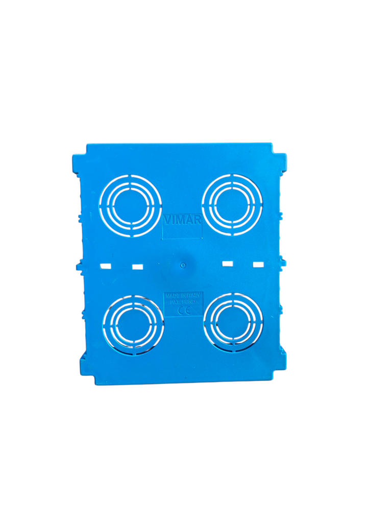 CAJA EMPOTRABLE RECTANGULAR 8 MODULOS AZUL V71318 VIMAR