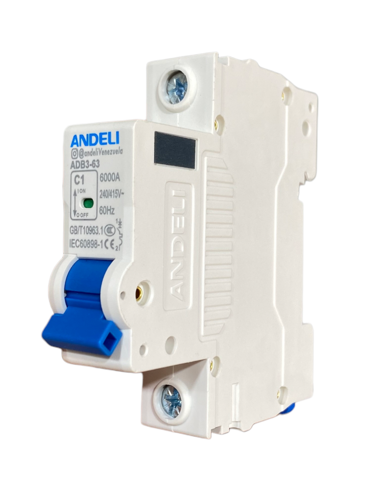 MINI BREAKER 1X1A 6KACC CURVA C 240/415V 60 HZ