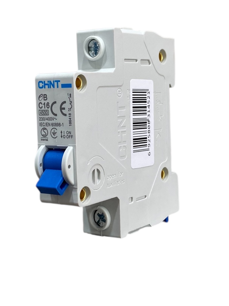 MINI BREAKER 1X16A 4.5KACC CURVA C 120/400V 50/60HZ