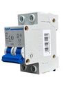 MINI BREAKER 2X6A 4,5 KACC CURVA C 120/400 V 50/60 HZ CHINT