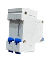 MINI BREAKER 2X10A 4.5KACC CURVA C 110/400V 50/60HZ