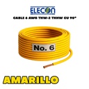 CABLE 6 THW-2  THHW / AWG CU 90º/PVC 600V ELECON
