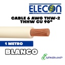 CABLE 6 THW-2  THHW / AWG CU 90º/PVC 600V ELECON