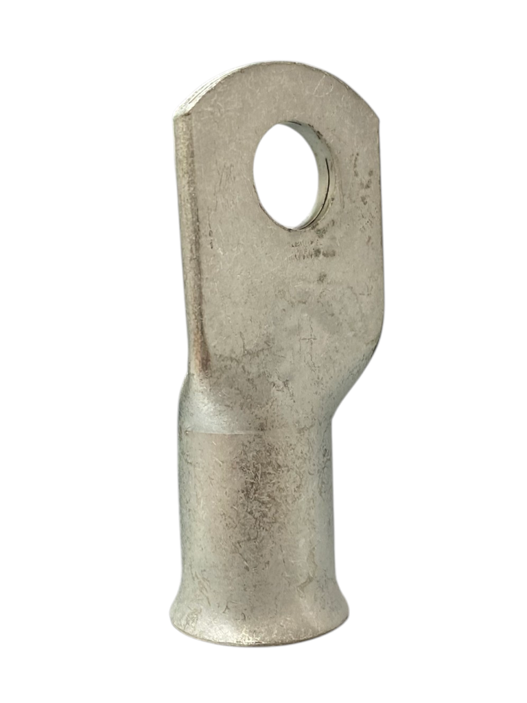 TERMINAL ANILLO 1H P/CABLE #4/0AWG OJAL 3/8" COBRE ESTAÑADO CAÑON CORTO