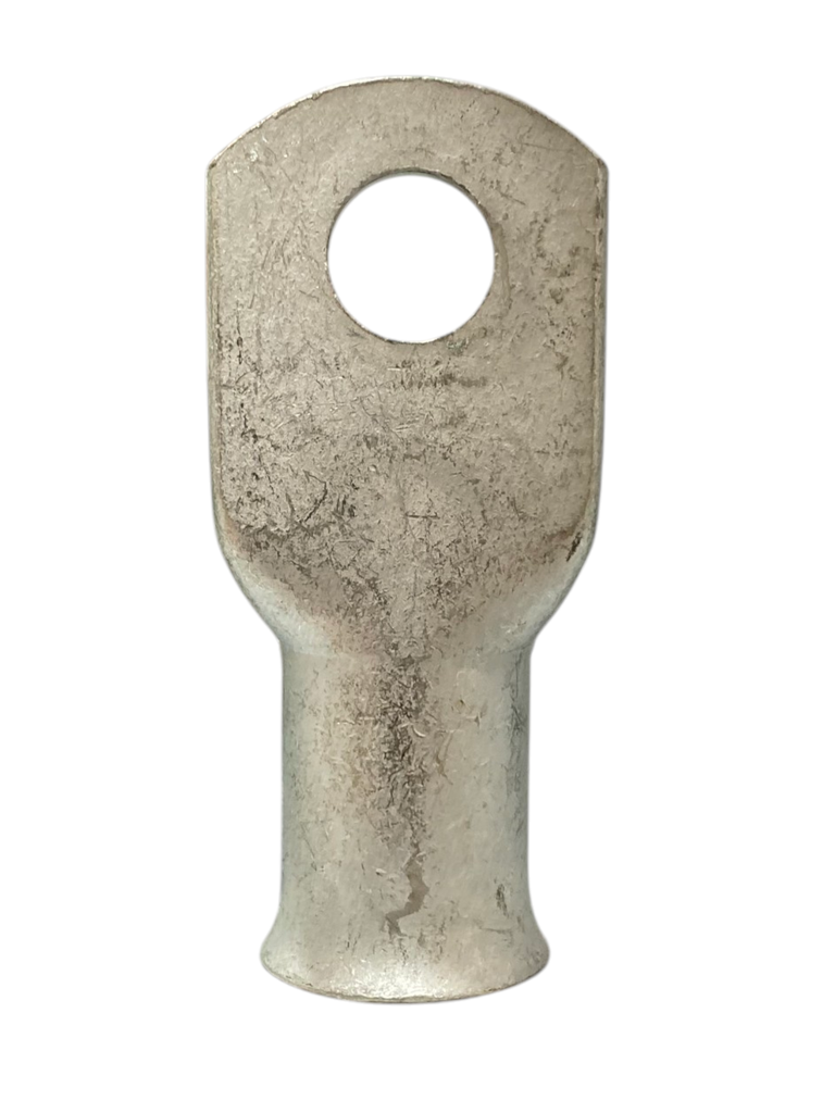 TERMINAL ANILLO 1H P/CABLE #4/0AWG OJAL 3/8" COBRE ESTAÑADO CAÑON CORTO