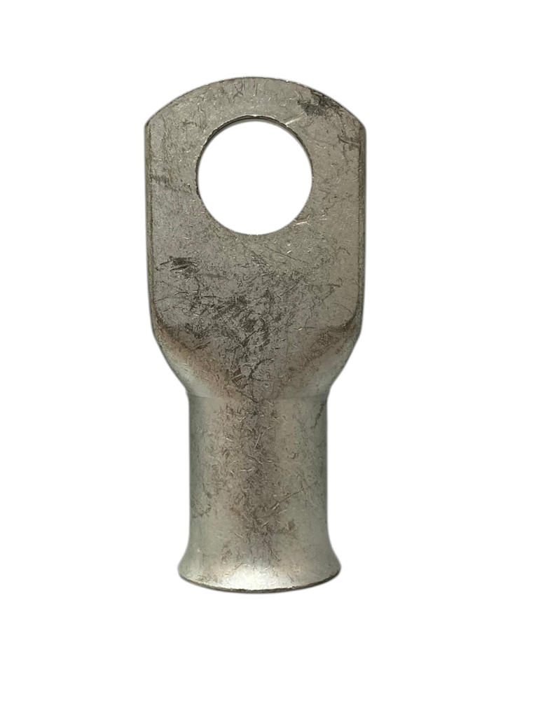 TERMINAL ANILLO 1H P/CABLE #4/0AWG OJAL 1/2" COBRE ESTAÑADO CAÑON CORTO