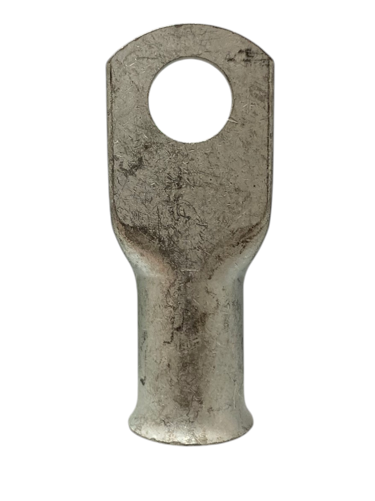 TERMINAL ANILLO 1H P/CABLE #2/0AWG OJAL 3/8" COBRE ESTAÑADO CAÑON CORTO