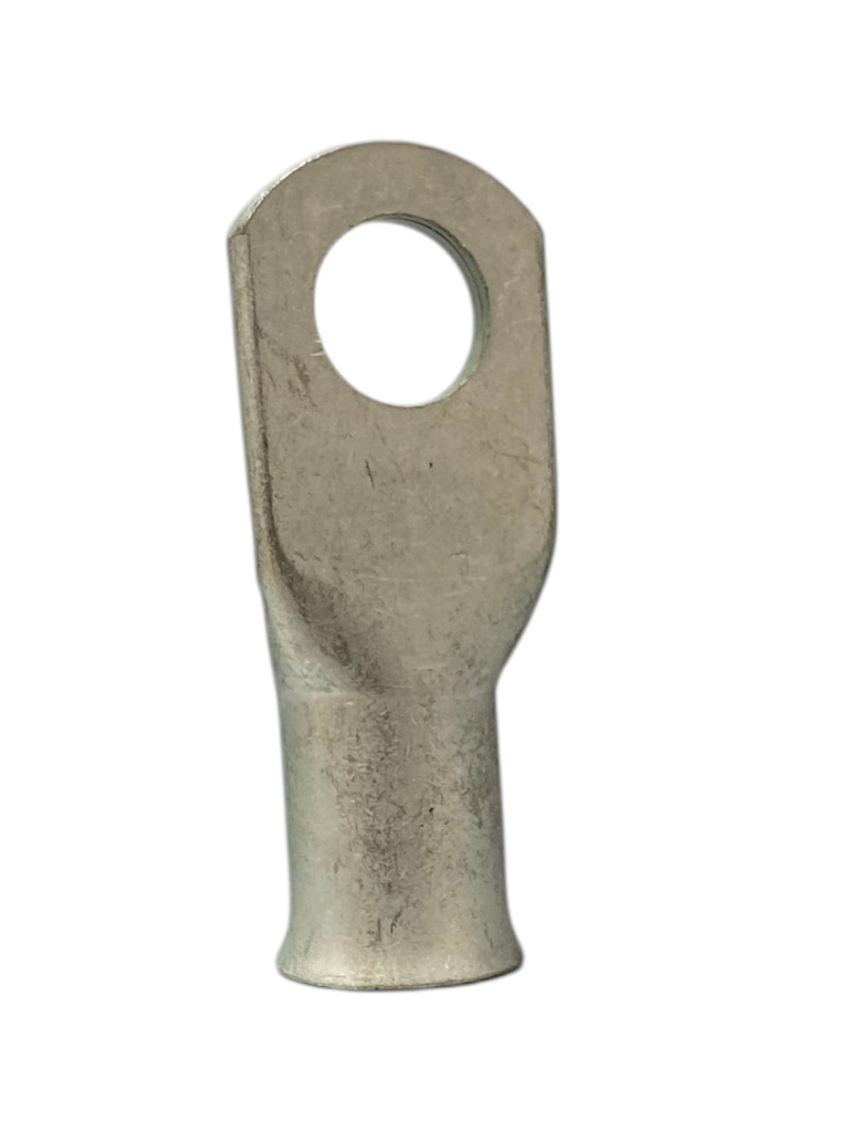 TERMINAL ANILLO 1H P/CABLE #1/0AWG OJAL 3/8" COBRE ESTAÑADO CAÑON CORTO