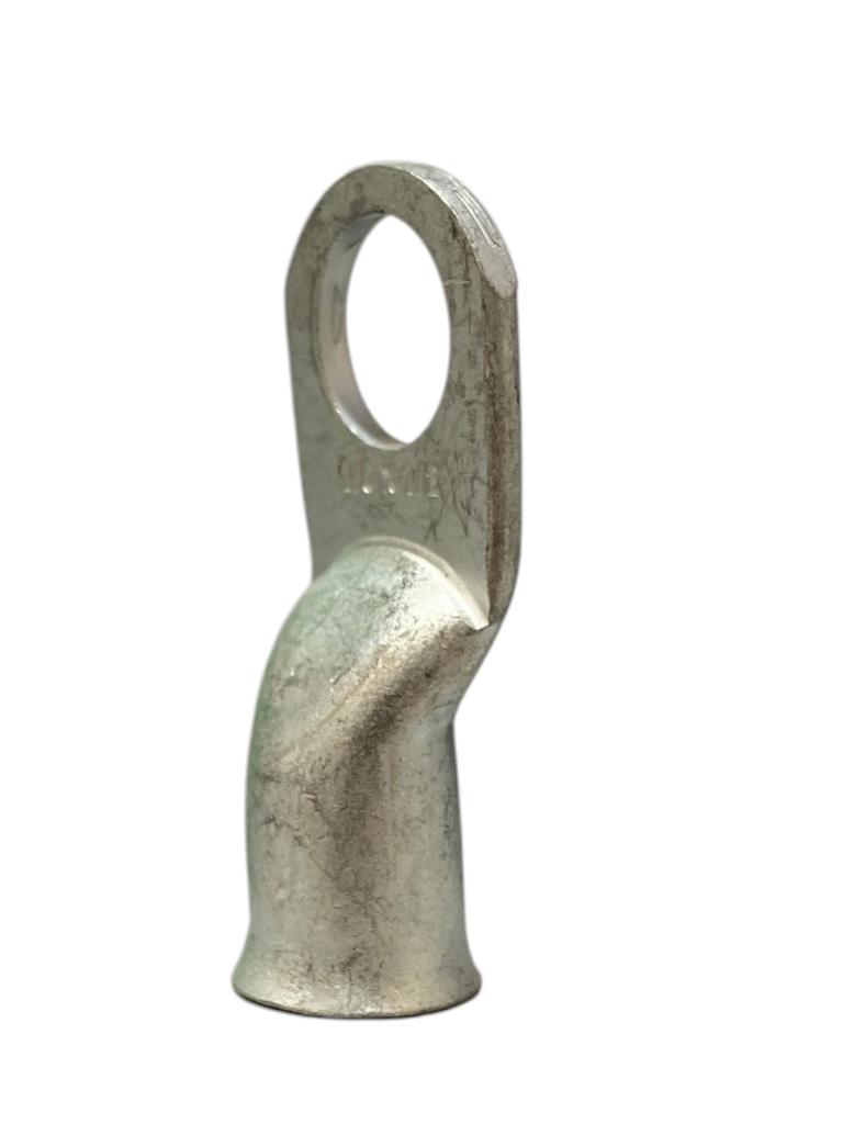 TERMINAL ANILLO 1H P/CABLE #1/0AWG OJAL 1/2" COBRE ESTAÑADO CAÑON CORTO
