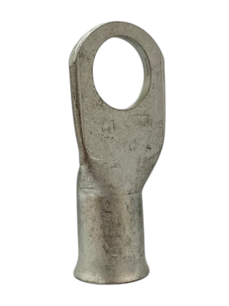 TERMINAL ANILLO 1H P/CABLE #1/0AWG OJAL 1/2" COBRE ESTAÑADO CAÑON CORTO