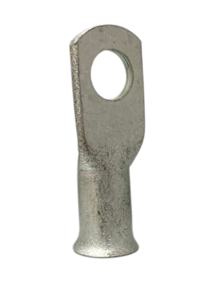 TERMINAL ANILLO 1H P/CABLE #4AWG OJAL 5/16" COBRE ESTAÑADO CAÑON CORTO