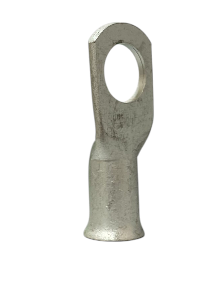 TERMINAL ANILLO 1H P/CABLE #4AWG OJAL 3/8" COBRE ESTAÑADO CAÑON CORTO