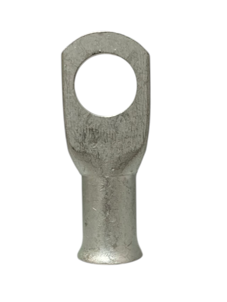 TERMINAL ANILLO 1H P/CABLE #4AWG OJAL 3/8" COBRE ESTAÑADO CAÑON CORTO