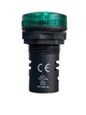LUZ PILOTO LED 110/220V VERDE Ø22mm IP40