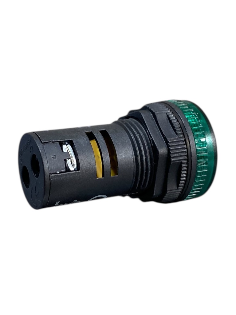 LUZ PILOTO LED 110/220V VERDE Ø22mm IP40