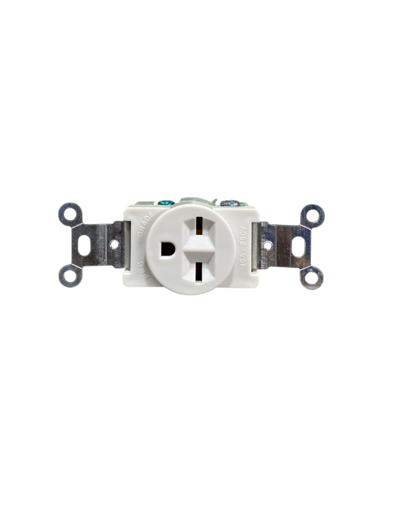 TOMACORRIENTE SENCILLO TIPO CHINO15AMP,250V, NEMA 6-15R CLASSIC LUX 