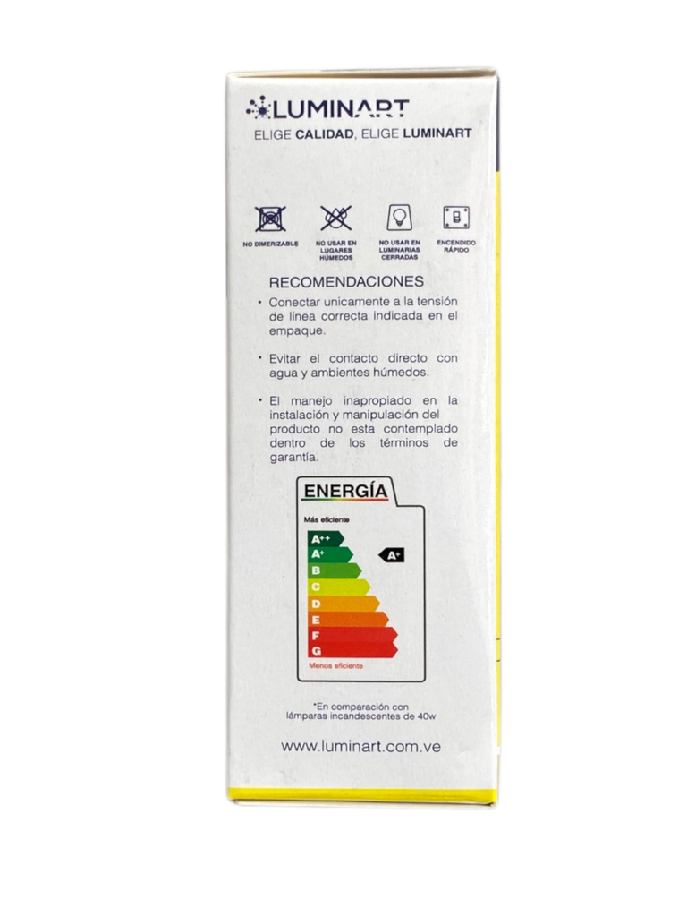 BOMBILLO LED 5W TUBULAR 85-265V 6.500°K