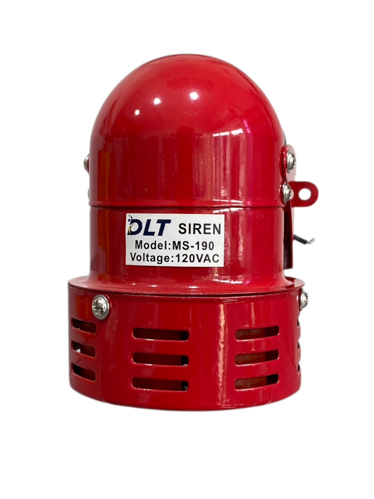 SIRENA MS-190, 110 VAC 90 dB COLOR ROJO