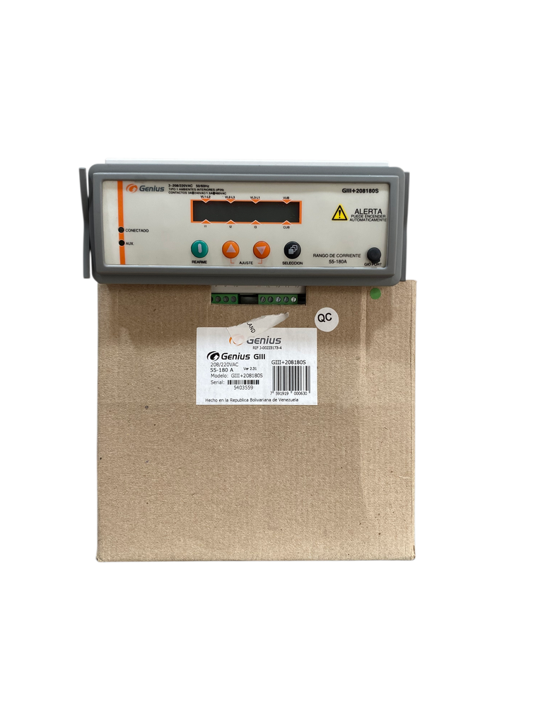 RELE DE PROTECION TOTAL DE MOTORES TRIFASICOS 208/220V