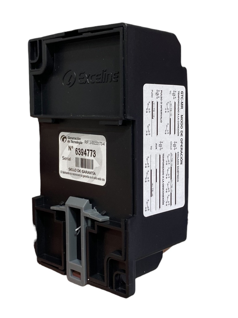 TEMPORIZADOR MULTIRANGO 0,1 S - 6 HR 120/220 V GTC-MR6 EXCELINE