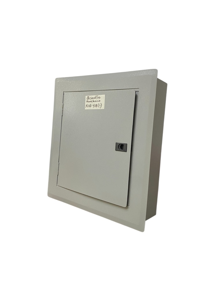 TABLERO NLAB418LE MONOFASICO 120/240V 4 HILOS (2L+N+T) 18 CIRCUITOS S/P EMPOTRABLE BARRA 200AMP