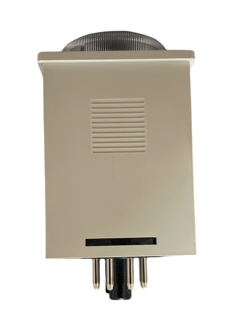 TEMPORIZADOR ANALOGICO 8 PINES/ ON DELAY/ 0.1-1 SEG/ 1-10 MIN/ 1 HORAS/ SAL: SPDT + A INSTANTANEO/ ALIMENT: 110V-220V AC/ 24-240V