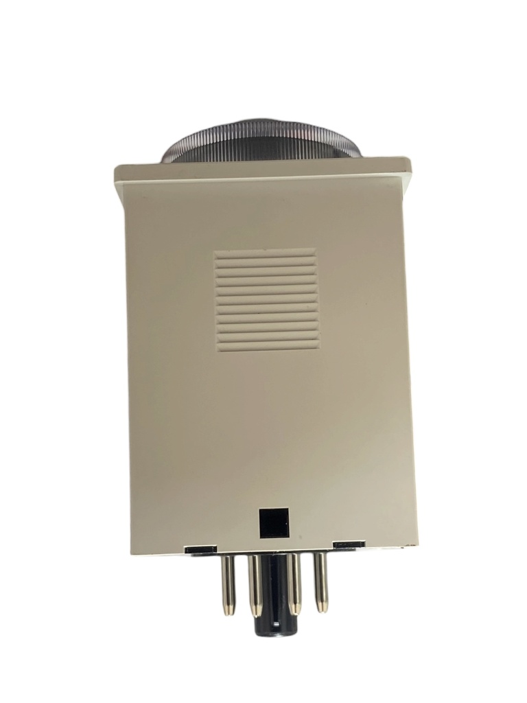 TEMPORIZADOR ANALOGICO 8 PINES/ ON DELAY/ 0.1-1 SEG/ 1-10 MIN/ 1 HORAS/ SAL: SPDT + A INSTANTANEO/ ALIMENT: 110V-220V AC/ 24-240V