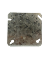 TAPA CIEGA METALICA CUADRADA 4x4" SALIDA 1/2"
