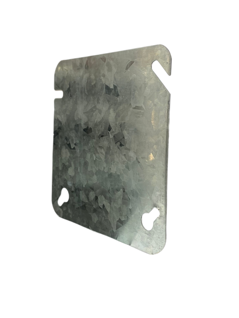 TAPA CIEGA METALICA CUADRADA 4x4" SALIDA 1/2"