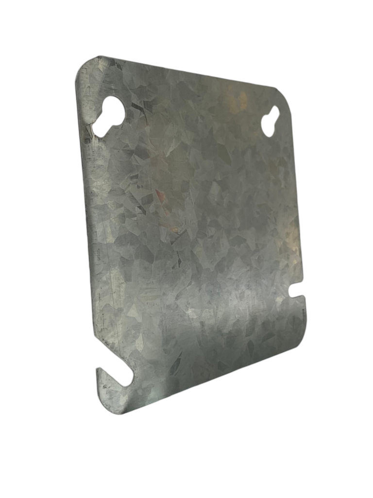 TAPA CIEGA METALICA CUADRADA 4x4" SALIDA 1/2"