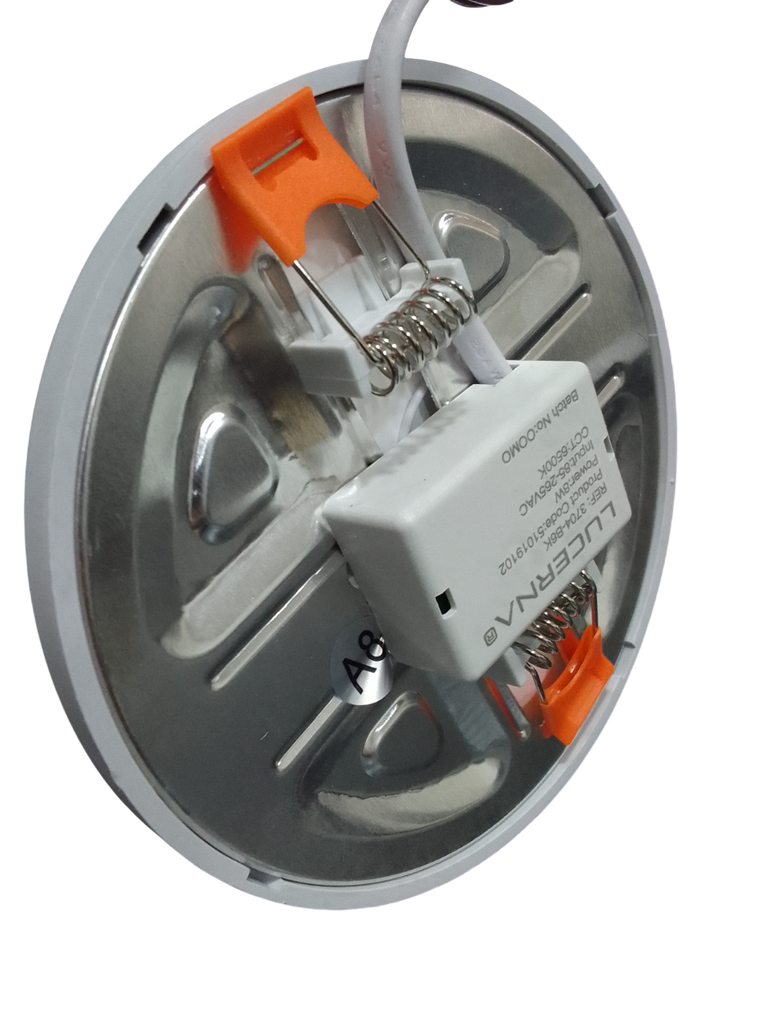 PANEL LED 8W REDONDO AJUSTABLE 85-265V IP40 6.500°K 586LM