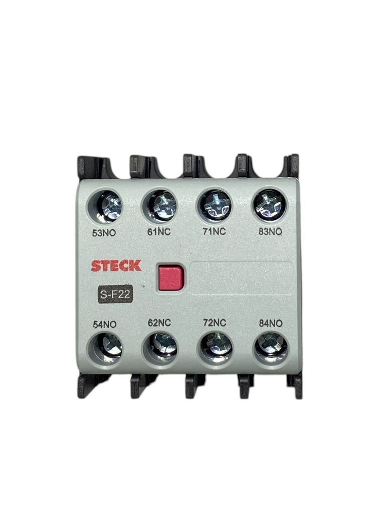 BLOQUE DE CONTACTO AUXILIAR 2NO+2NC MONTAJE FRONTAL PARA CONTACTOR