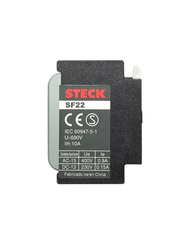 BLOQUE DE CONTACTO AUXILIAR 2NO+2NC MONTAJE FRONTAL PARA CONTACTOR