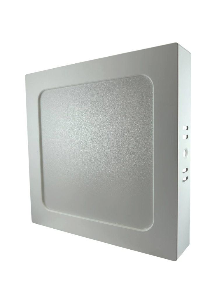 PANEL LED 12W CUADRADO SUPERFICIAL 100-277V IP20 3 TONOS (3K,4K Y 6K) COMPACT LUMEN