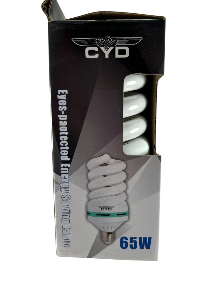 BOMBILLO LED 65W E27 ESPIRAL AHORRADOR