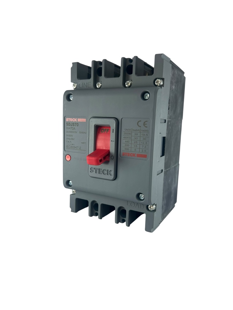 BREAKER 3X70A CAJA MOLDEADA 36KA 220V - 25KA 440V